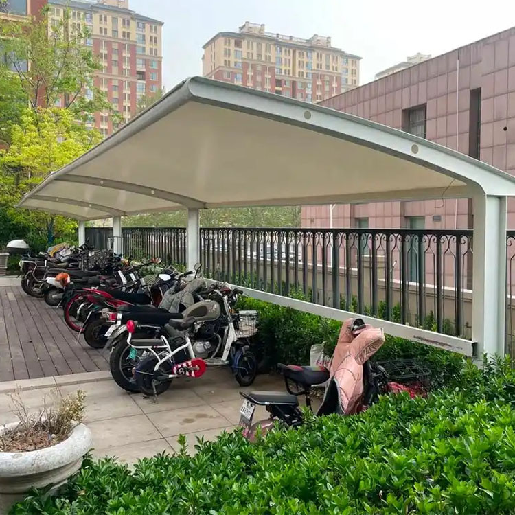 潍坊膜结构电动车棚